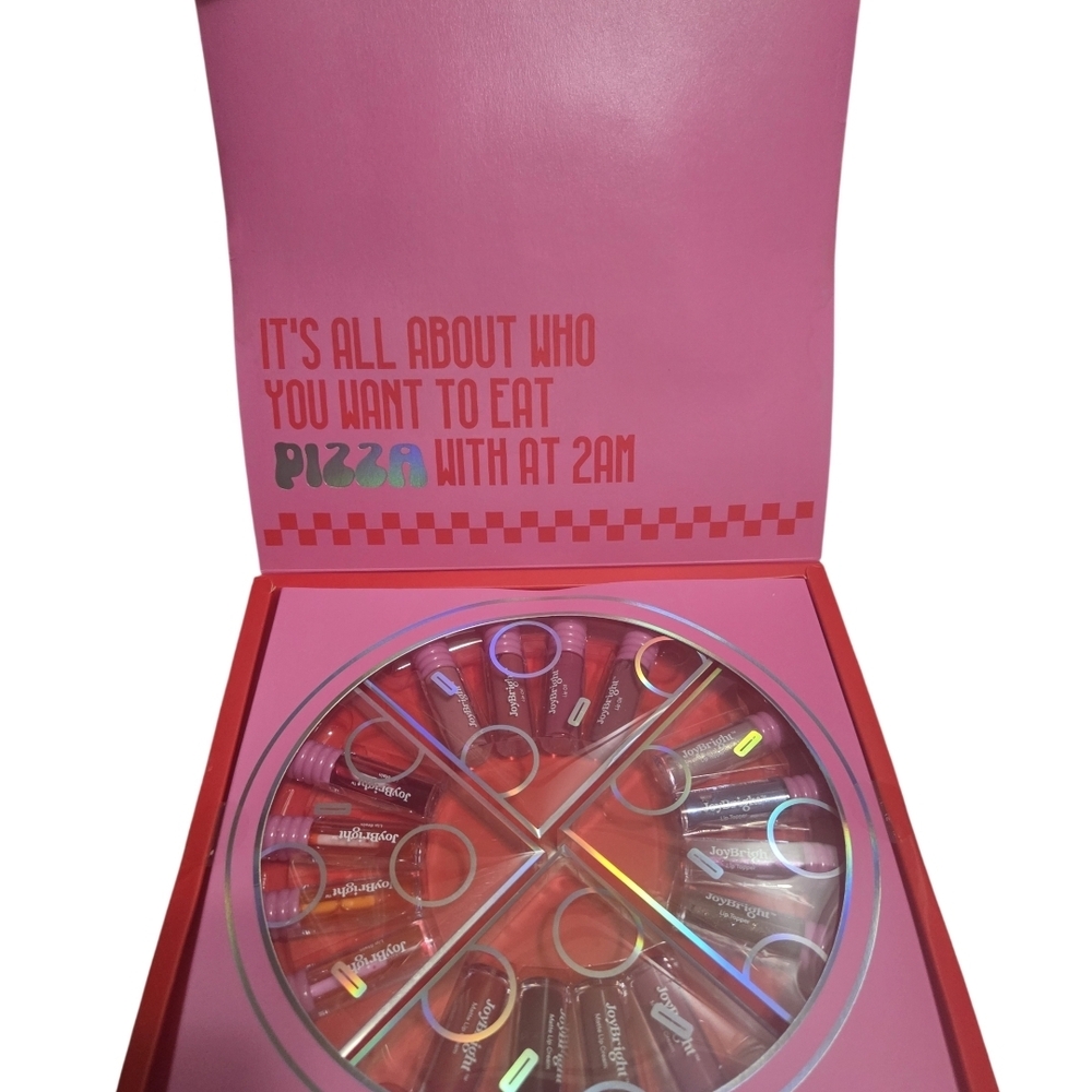 JoyBright Lip Balm & Gloss Set - Vibrant Collection 16 Piece NEW IN BOX